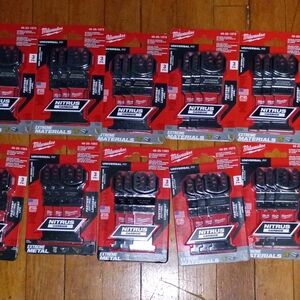 20 3 Packs Of Milwaukee Black Nitrous Carbide Blades